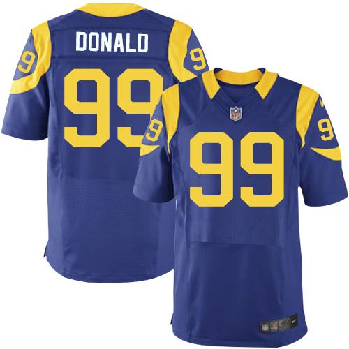 Nike Rams #99 Aaron Donald Royal Blue Alternate Men’s Stitched NFL ...